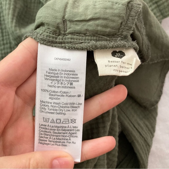 Madewell Belted Safari Romper Olive Green Size Medium - Picture 7 of 8